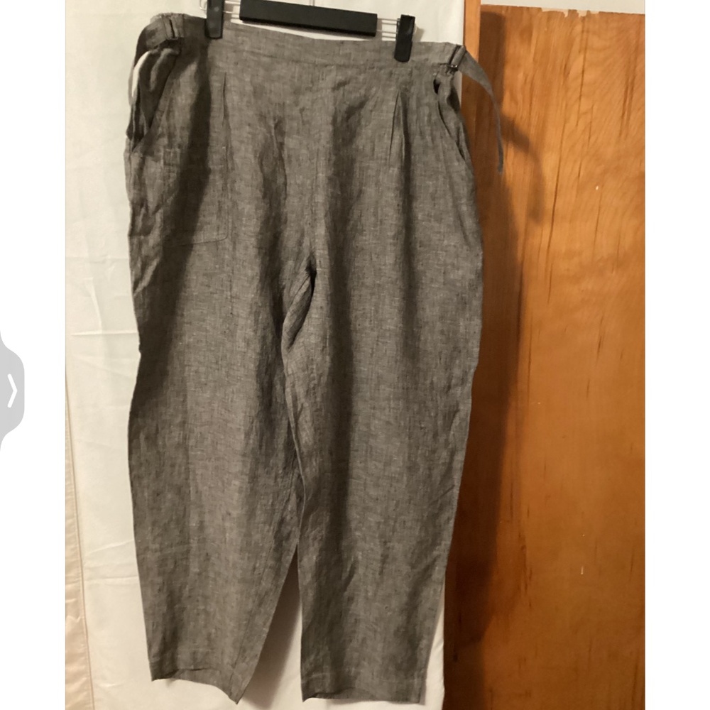 POETRY 100% LINEN CROPPED PANTS SZ 14